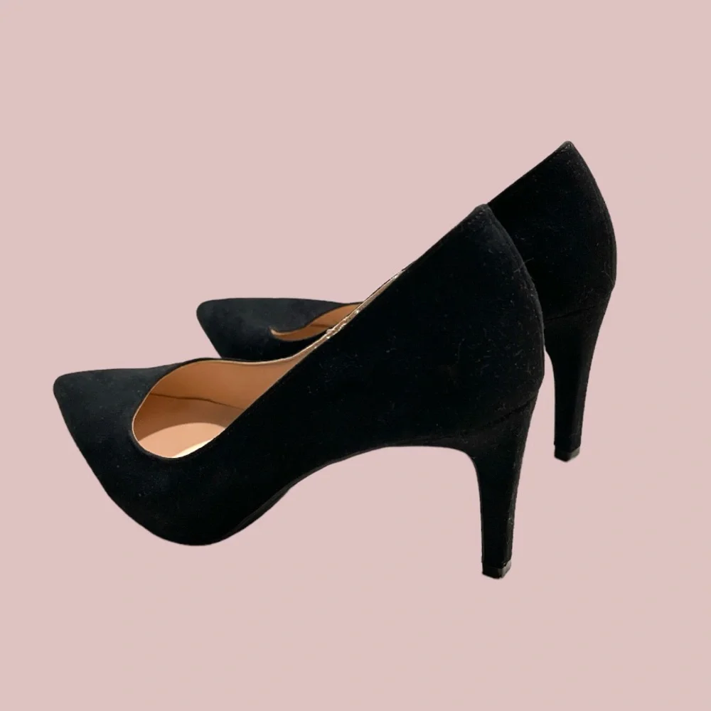 Zara Trafaluc Suede Pumps - Picture 1 of 5